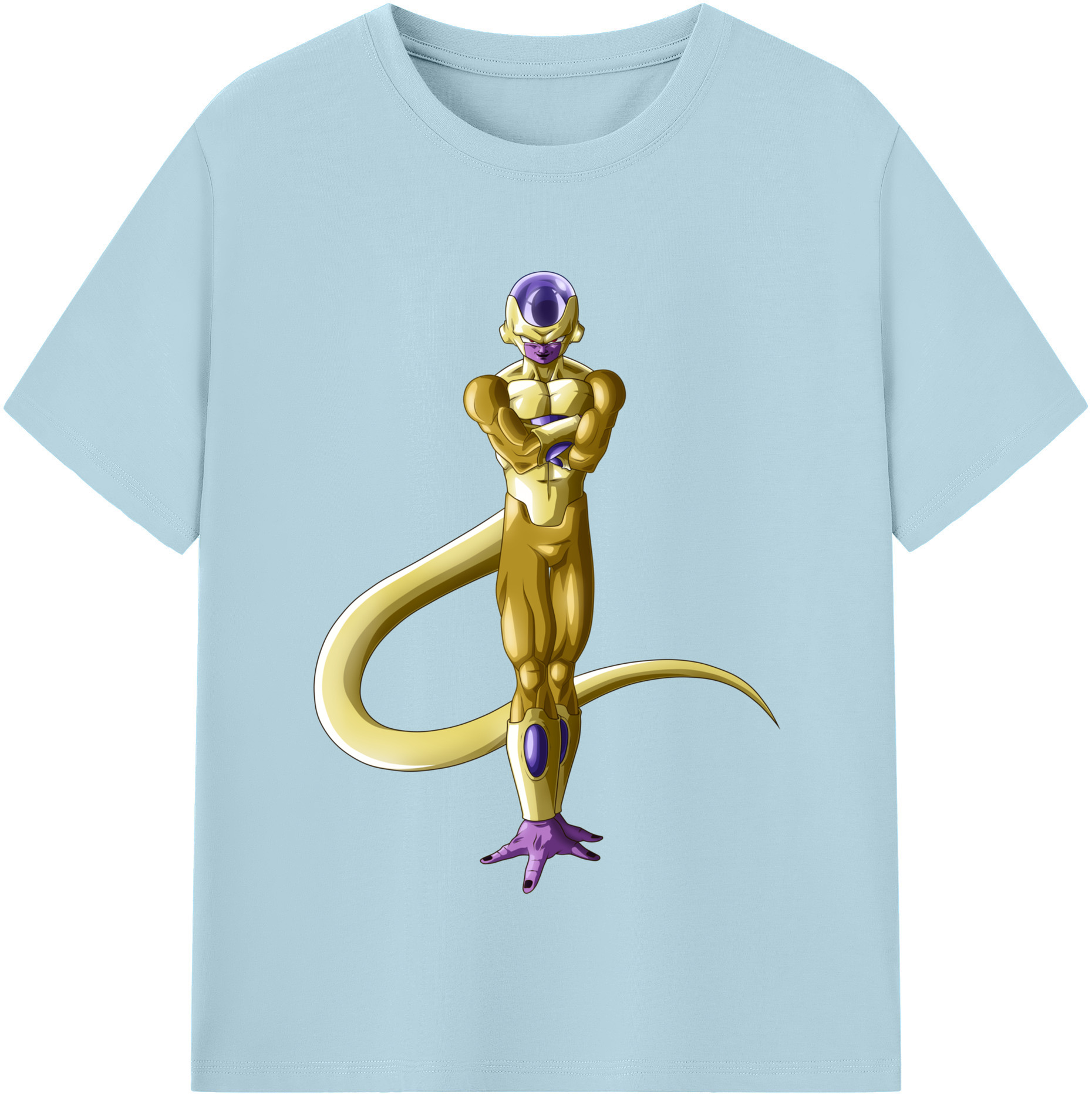 （画像用） ドラゴンボール フリーザ DRAGON BALL Frieza 綿100％半袖Tシャツ（フロントプリント）